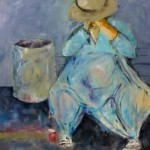 EARTHBOUND -- acrylic, 30x30 in EARTHBOUND