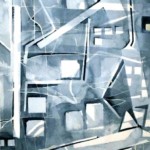 BACK ALLEY ABSTRACT III -- watercolour, 22x30 in BACK ALLEY ABSTRACT III