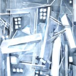 BACK ALLEY ABSTRACT V -- watercolour, 22x30 in BACK ALLEY ABSTRACT V