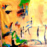 SERENDIPITY II, 24 x 24, acrylic on raw canvas Serendipity I