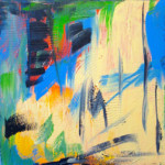 HAPPENING II, 12 x 12, acrylic Happening II